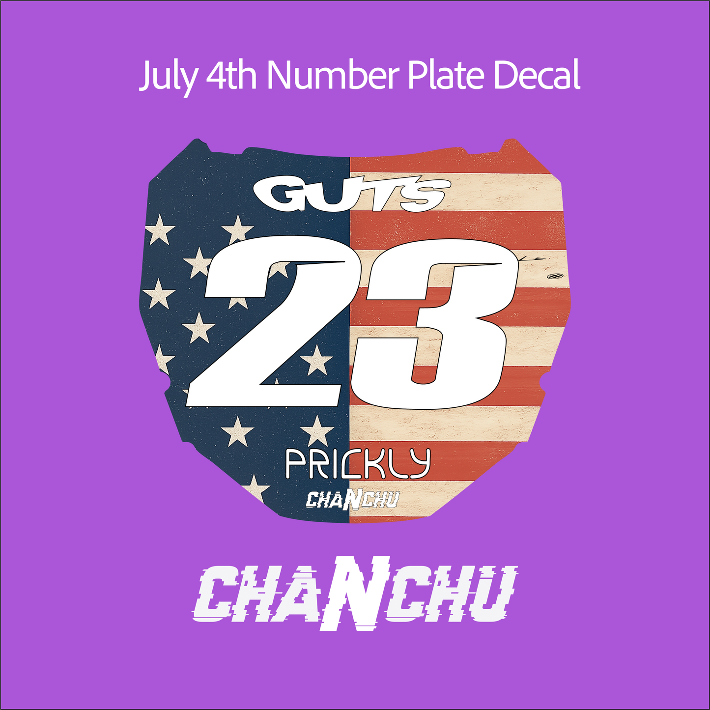July 4yth Edition E-Bike Sticker