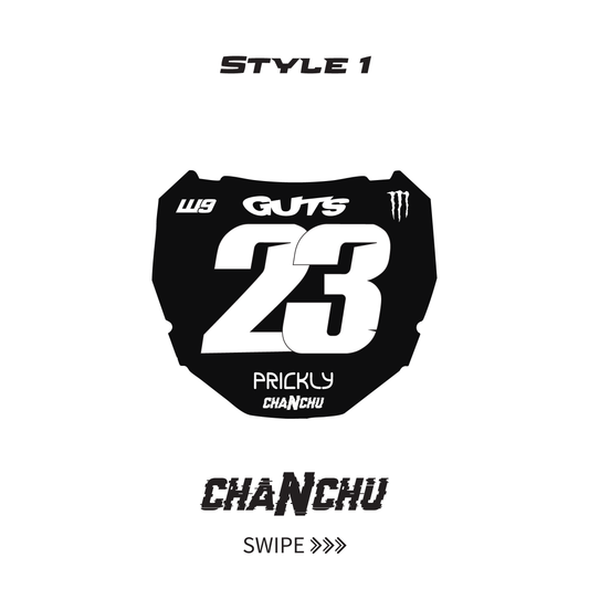 Custom ODI E-Bike Plate sticker