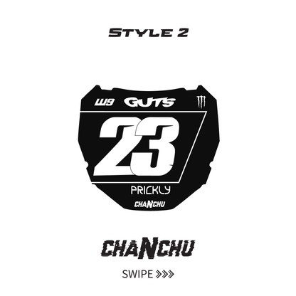 Custom ODI E-Bike Plate sticker