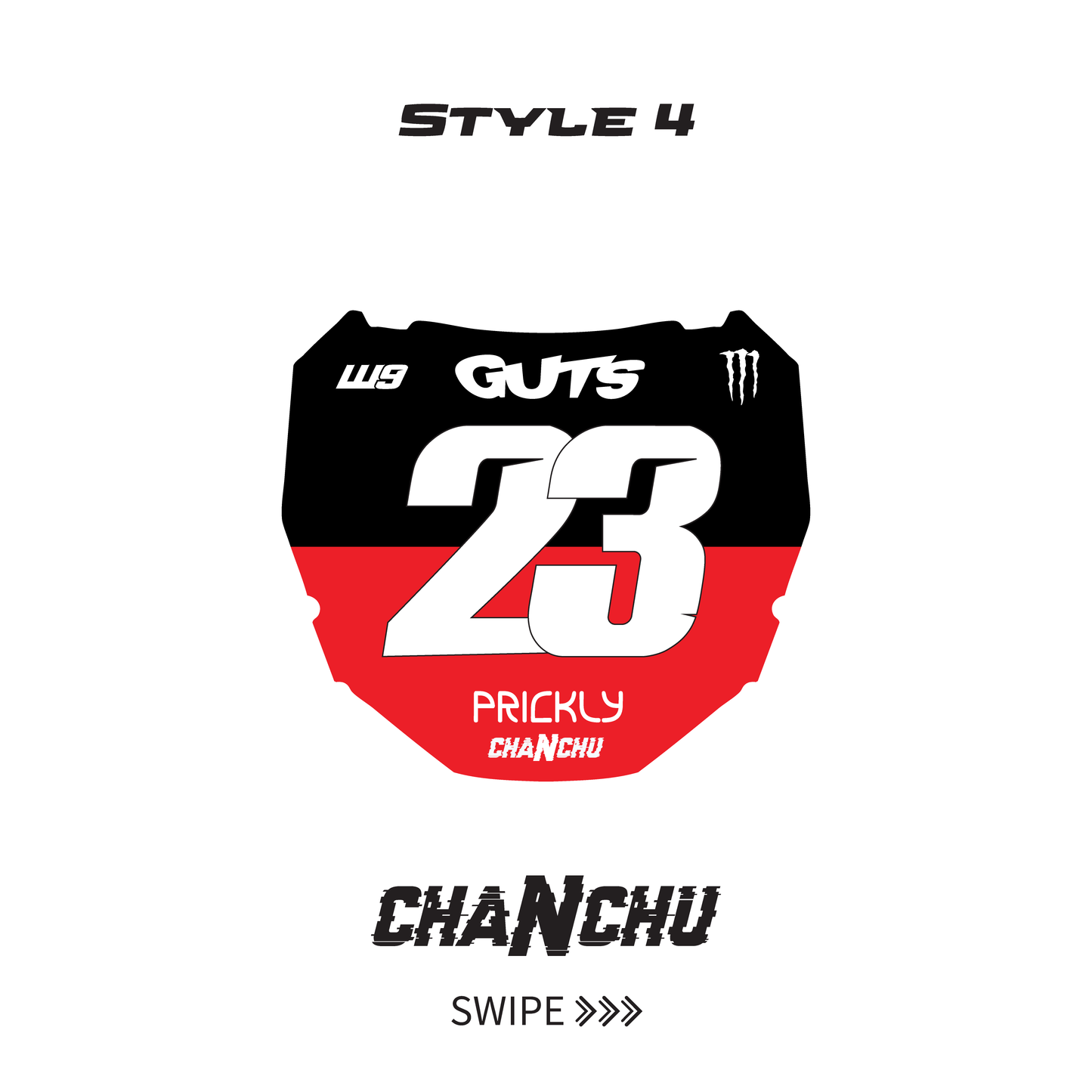 Custom ODI E-Bike Plate sticker
