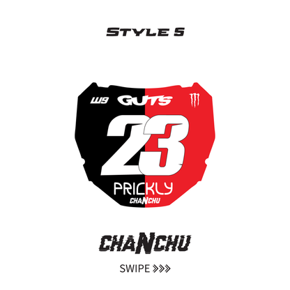 Custom ODI E-Bike Plate sticker