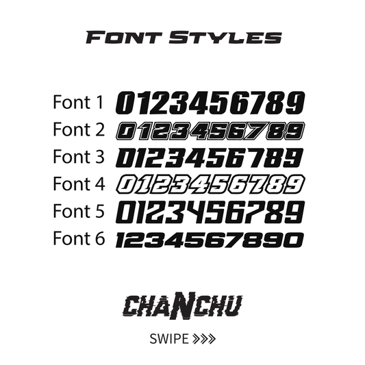 Custom Motocutz E-Bike Plate sticker