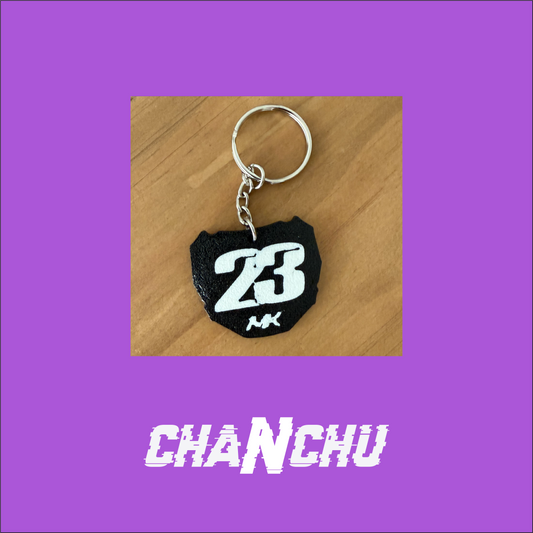 Custom 3D Printed Mini Plate Keychain – Make It Yours