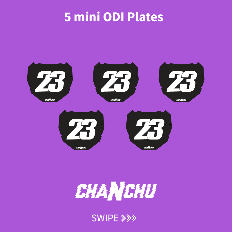 Custom 5 mini ODI stickers